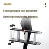Portable Height-Adjustable Iron-Aluminum A-Frame Ladder with Telescopic Folding Design