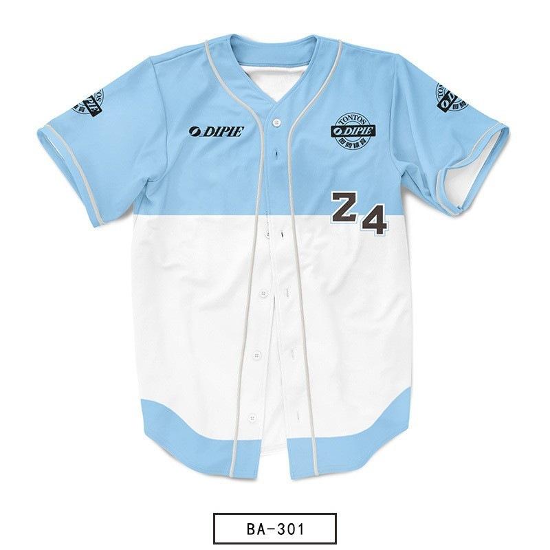 Men's and Women's Same Baseball Uniforms, European and American Baseball Tops, 3D Digital Printing Sportswear, Game Training Uniforms
