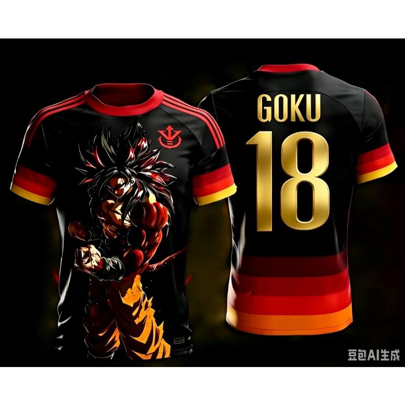 2026 Dragon Ball Licensed Print Goku No.10 Soccer Training Jersey Adult S-6XL Stylish Street Style
