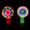 Led Glowing Windmill Toy Flashing Light Up Fan Child Toy Gift Mini Handheld Cooling Fan Changing LED Light Concert Props Toys