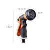 Ugello Sprayer per Tubo da Giardino ad Alta Pressione 8 Modalità di Spruzzo Irrigazione Prato Multifunzione Lavaggio Auto Robusto Portatile Doccia per Animali