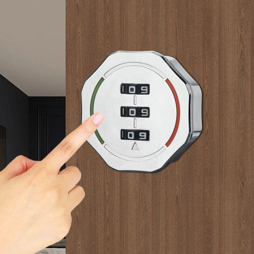 Home Security Drawer Combination Lock 3 Digital Code Wardrobe Code Lock Password Locker  Cabinet