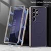 S25ULTRA Phone Case: Cross-Border Leather, Magnetic, Wireless Charging, 2-in-1 Protection