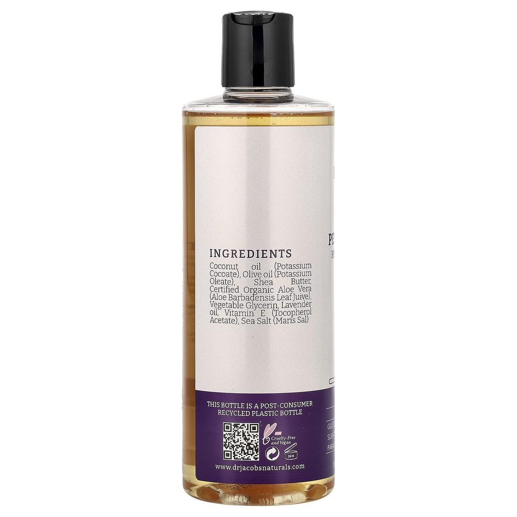 Dr. Jacobs Naturals Castile Tier-Shampoo, Lavendel, 16 oz (473 ml)