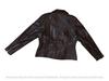 Veste en cuir marron pour femme en véritable cuir d'agneau souple neuf fait main moto motard