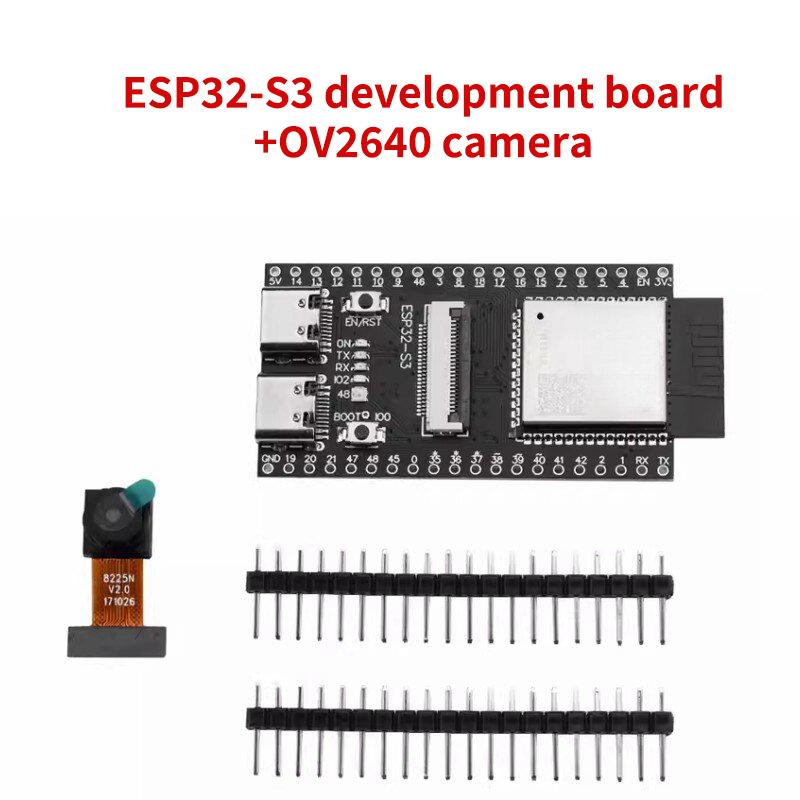 

Плата розробки Esp32-S3 Cam Модуль Wifi Bluetooth Вбудований Esp32-S3 N16R8 Камера Ov2640 Ov5640 Ov3660 Подвійний інтерфейс Type-C