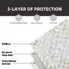Shell Tile, Mother of Pearl Mosaic Self-Adhesive Tile for Kitchen Wall, Bathroom, Bedroom Decoration, White, 1 Piece, 30*30 Cm/12*12 Inches