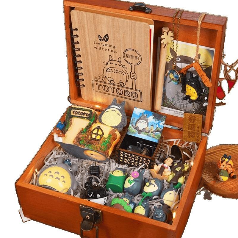 Hayao Miyazaki Figurine Gift Set for Female Friends - Perfect for Birthdays, Middle School, High School, or Graduation.