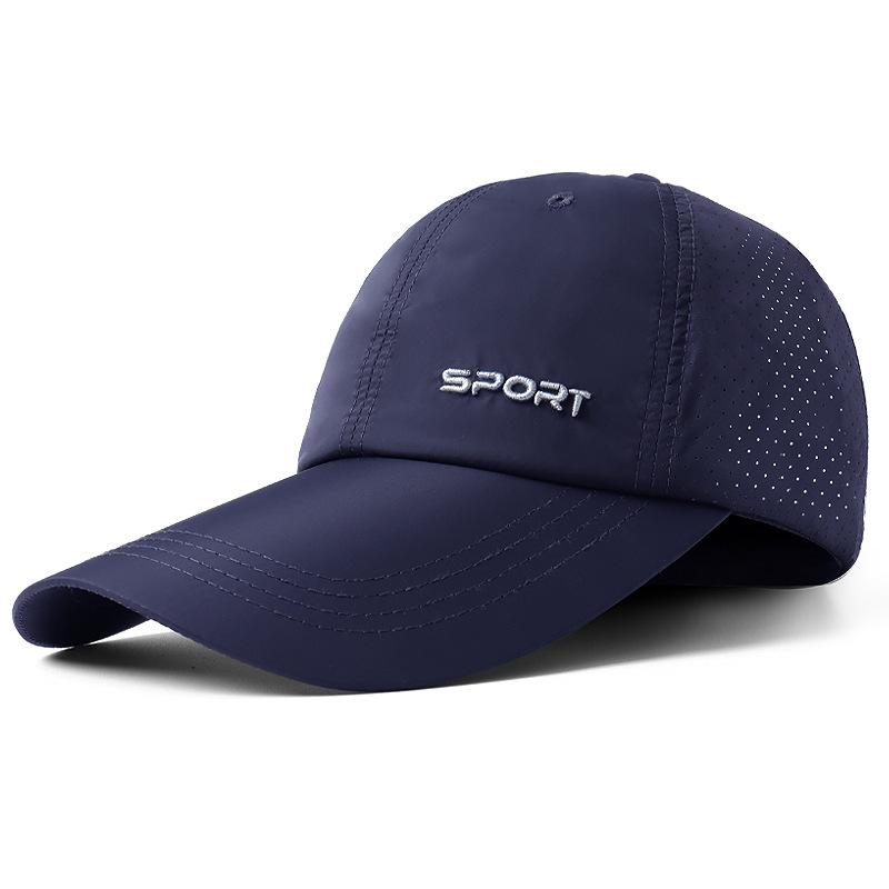 

Тонкая быстросохнущая кепка, мужская летняя устойчивая к ультрафиолетовому излучению дышащая бейсболка с солнцезащитным козырьком, кепка с длинными полями и буквами, шляпы с солнцезащитным козырьком, рыбацкая шляпа, козырек темно-синий