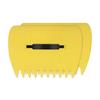 Leaf Scoops Hand Rakes for Picking Up Leaves Grass Clippings & Garbage Yellow
