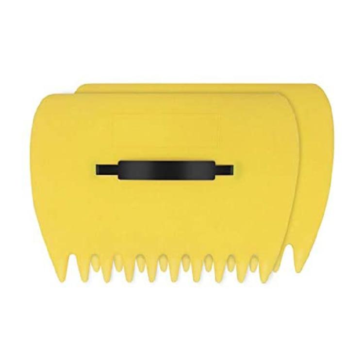 Leaf Scoops Hand Rakes for Picking Up Leaves Grass Clippings & Garbage Yellow