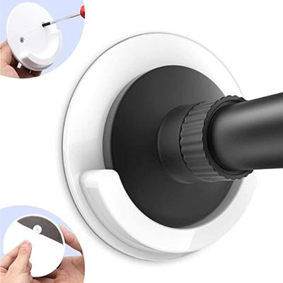 Soportes Fuerte para Barra de Cortina Ganchos Autoadhesivos Ajustables Clip Fijo de Pared para Cortina Colgador Gancho Accesorios de Baño