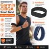 Nylon Biceps/Handgelenkband für Garmin Cirqa Smart Band Verstellbares Fitness Tracker Ersatzarmband für Garmin CIRQA Zubehör