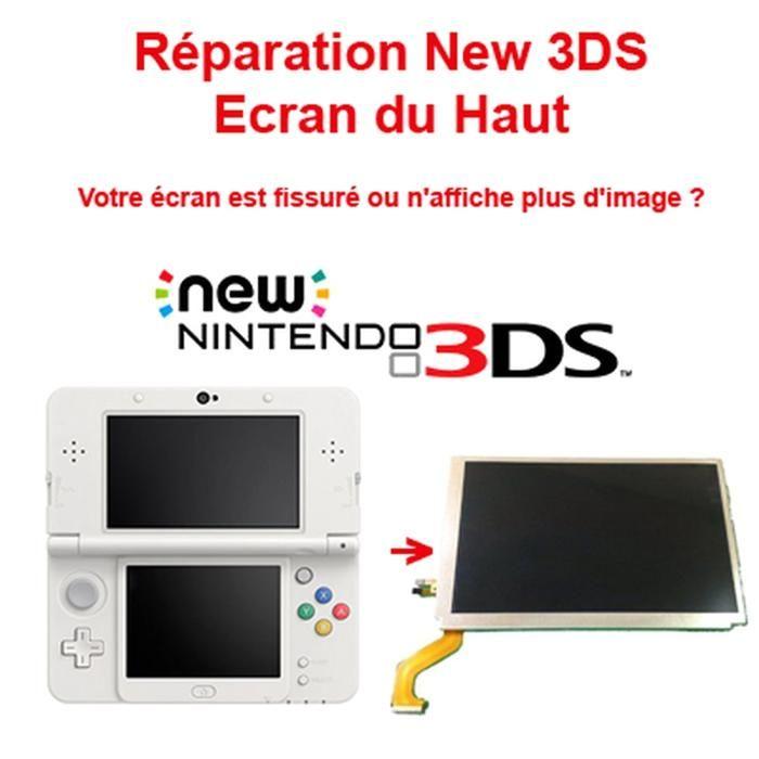 Écran LCD supérieur - NINTENDO - Ecran LCD Top NEW 3DS_2 - 4,2  (10,7 cm) - 256×192 px - IPS semi-transparent