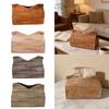 Tissue Box Cover Facial Paper Holder Napkin Organizer Dispenser PU Leather Holder, for