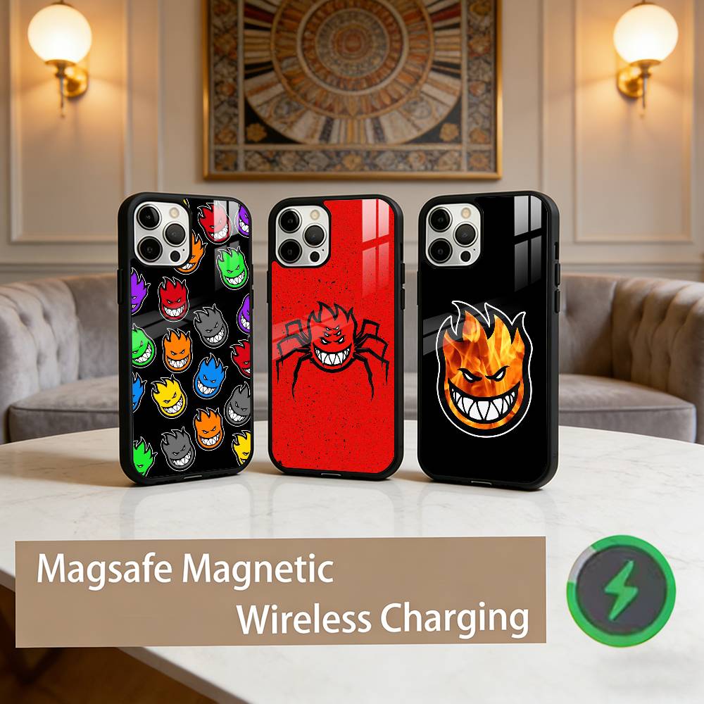COOL Little Fire Man Phone Case For iPhone17,16,15,14,13,12,11 Plus,Pro Max Magnetic For Magsafe Wireless Charging