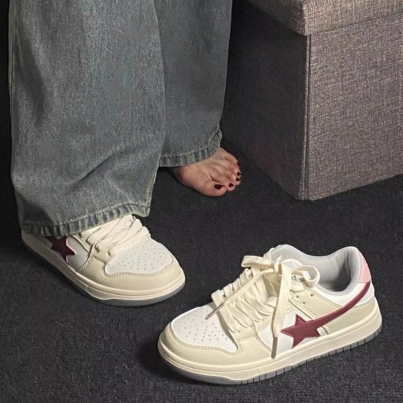 Populära damskor Retroskor Skor med tjock sula Sportskor Fritidsskor Studentskor