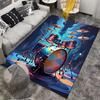 Drum Set Printed Carpet with Vibrant Colors and Musical Art Design Suitable for Use As an Anti-slip for Living Room Bedroom Sofas
