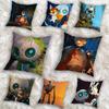 Cool T-The Wild Robot Future Pillow Case Sofa Living Room Bedroom Headboard Backrest Cushion Square Cushion Nap Time