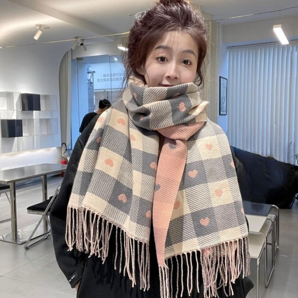 Coldproof Neck Warmer Windproof Scarves Bib New Knitted Scarf  Autumn and Winter