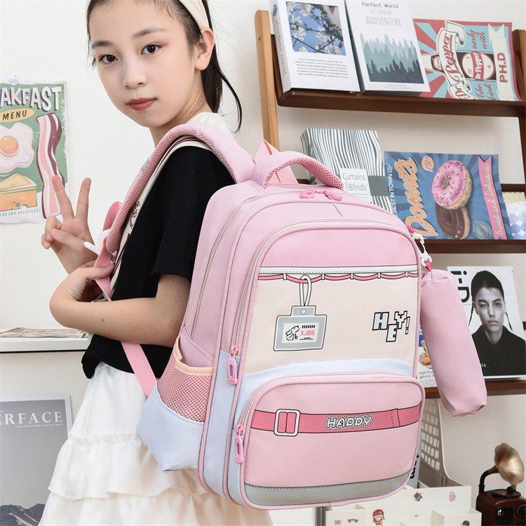 Schoolbag, children's backpack, girls' 3rd and 5th grade 1011 new cute large capacity lightweight double shoulder backpack
