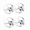 2/4/6pcs Reusable Suction Cup Hook Bathroom Kitchen Glass Tile Suction Cup Hook Hanging Clothes Bath Ball Towel Chrome Hook