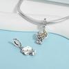 Ahthen Copper Beads Bouquet Dangle Charm Fit Snake Chain Bracelets Necklaces For Women Premium Jewelry Producing