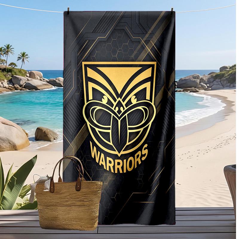 Asciugamano da Spiaggia Wigan Warriors Stampa Morbido Portatile Asciugatura Rapida?Asciugamano Asciutto Per Piscina Vacanza Estiva Sport all'Aperto