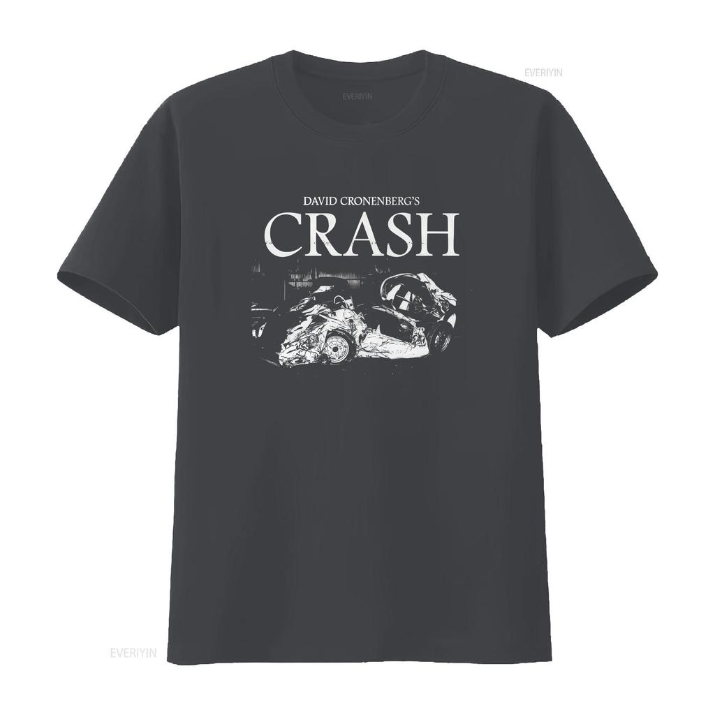 Crash 1996 David Cronenberg Horror Film Movie Poster T Shirt Unisex Vintage Washed Fashion Designer Clothes Casual Comfortable