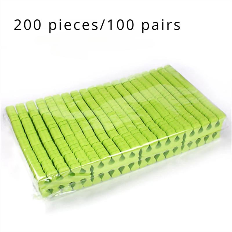 50 Stück/Packung Zehentrenner für Nail Art Zehen Finger Füße Schwamm Weiches Gel Nagellack Schönheitswerkzeuge Maniküre Pediküre Packung Nagel-Kits