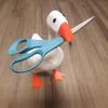 Design of Duck Magnet Decorative Ornaments Duck Magnet Key Storage Creative Art Ornaments for Home Use
