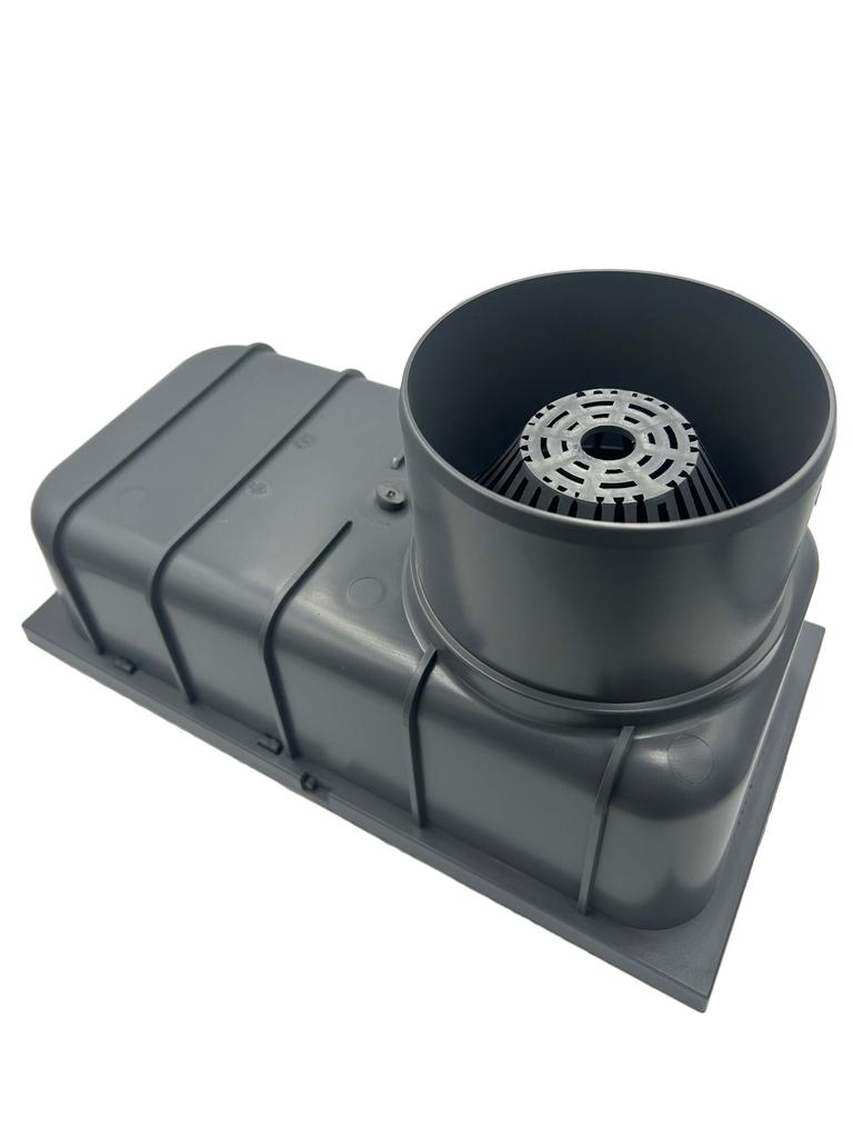 Gutter Sediment Trap Gutter Cleaner Gutter Revision Manhole Lower Drain 110 Gray
