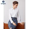 Navigare Women's Solid Long-Sleeve Commuter Shirt