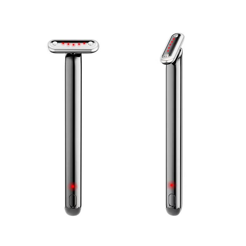 

Портативный beauty-прибор с микротоками EMS: Омоложение кожи, Лифтинг, Укрепление, Теплая вибрация и Введение сыворотки. Three Colors чёрный