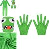 Roblox Rainbow Friends Grün Cosplay Kostüm Für Kinder Und Erwachsene