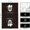 Artoid Mode Black Cat Pumpkin Ghost Halloween Kitchen Towels Dish Towels, 18x26 Inch Bats Jack-O'-Lantern Decoration Hand Towels Set of 2