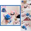 Cute Cartoon Stitch Airpods Pro2 Case Soft Silicone Protective Cover For Apple Bluetooth Earphones Adorable Shell For Women