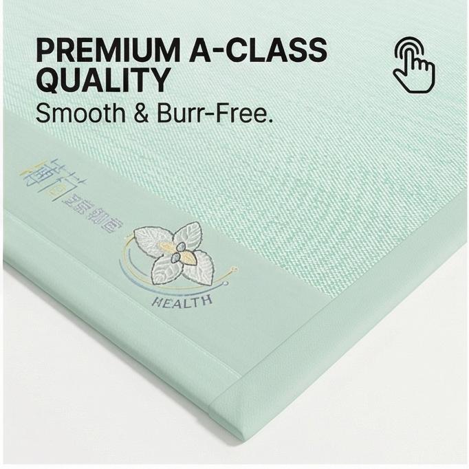 Constant Temperature Ice Silk Cooling Mat 3-Piece Set Machine Washable Summer Fitted Sheet Bedding for Home Bedroom Air-Conditioned Room 1.5m 1.8m Bed