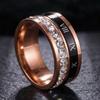 Titanium steel ring, niche and high-end, light luxury, non-fading, cross-border Instagram-style Foever Love