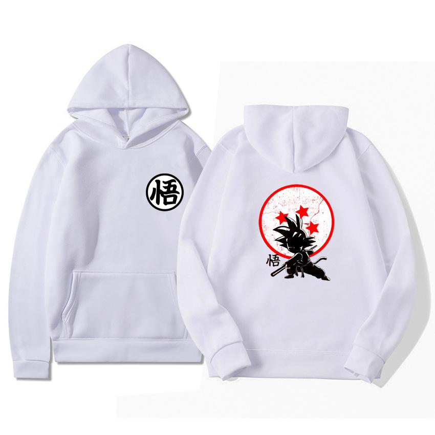 Dragon Ball Anime Goku Cartoon Autumn Winter Print Hoodie Sweatshirts Men Women Hoodies Round Neck Pullover Kids Christmas Gifts