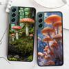 Fungal Aesthetics Phone Case For Samsung Galaxy S22 S25 Ultra S21 S10 Plus S26 Edge S20 S23 S24 FE Cover Silicone Soft TPU C