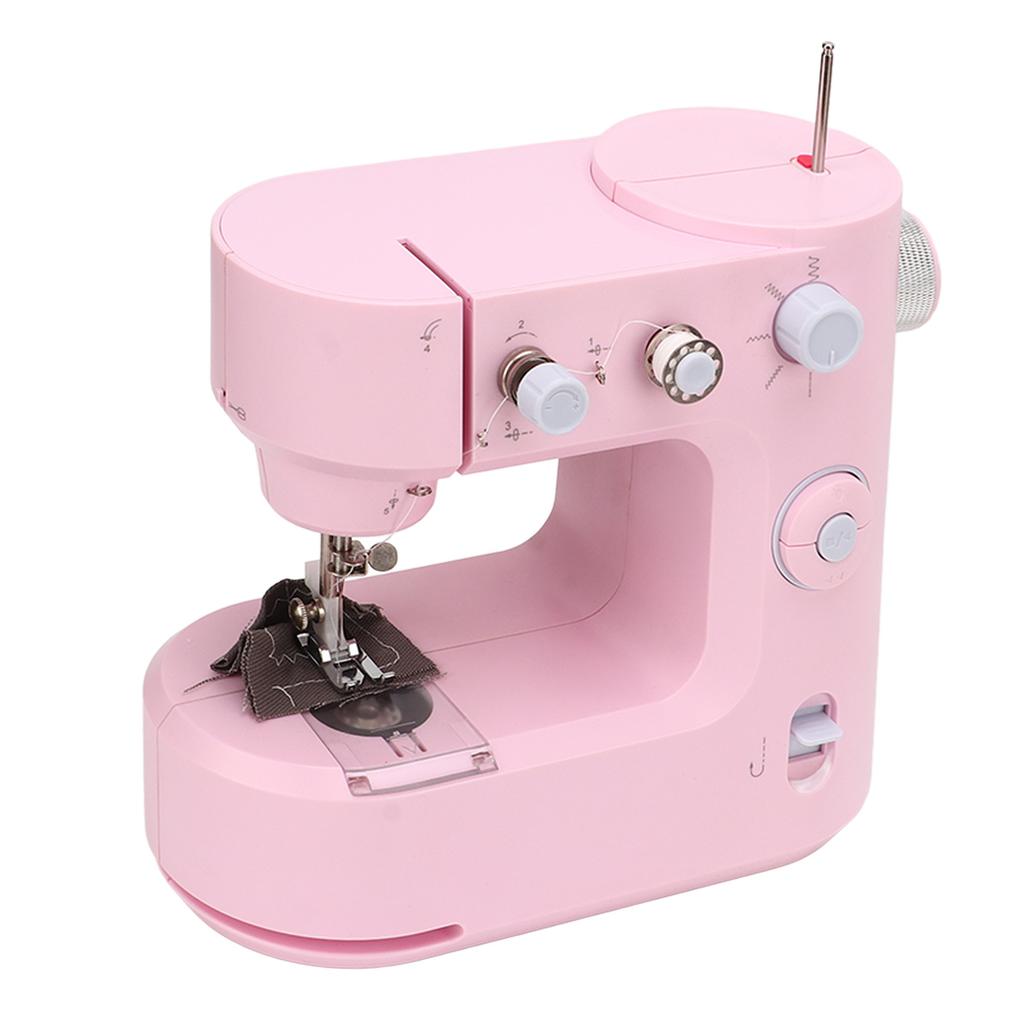 Sewing Machine 5 Stitch Portable Small Overlock Multifunctional Home Sewing Machine for Family