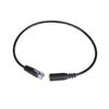 30cm 3.5mm Smartphone Headset to RJ9 Plug Converter Adapter Cable for Telephone