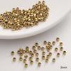 Stainless Steel Smooth Round Spacer Beads for Handmade DIY Bracelets & Necklaces