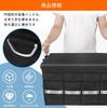 72L Large Capacity Foldable Car Trunk Storage Box with Lid and 1680D Oxford Waterproof and with and 72L Capacity Handle, Cloth, Non-Slip, Dividers,