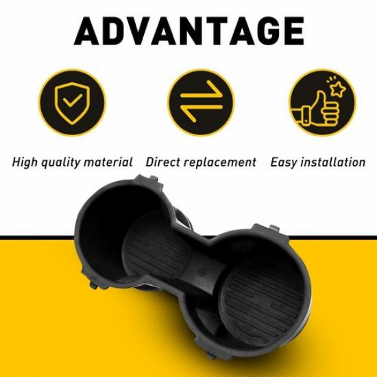 For 2015-2017 FORD F-150 XLT, XL Ebony Rubber Cup Holder Ert FL3Z1513562AD EA