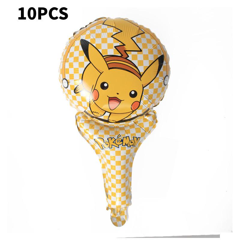 Pikachu Aluminiumfolienballon 18 Zoll Rund Cartoon-Tier Partydeko Für Geburtstagsfeiern