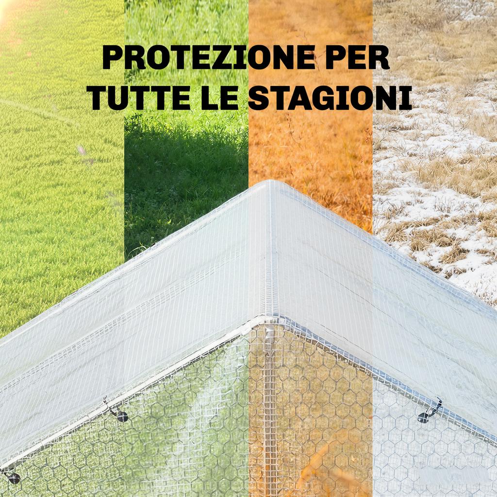 3X5m Waterproof Outdoor Tarpaulin in Heavy Duty White PE