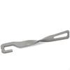 Car Door Catch Stay Elongated Rear Holder with Hook Bent Ventilation