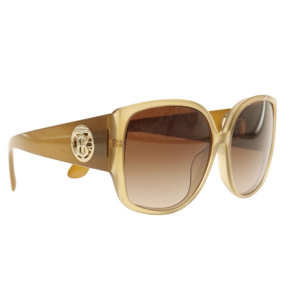 Burberry TB Logo Sunglasses B4290-F Brown Plastic Women Used
